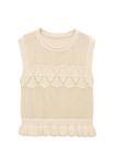 Топ Mango Top, Beige - фото 6