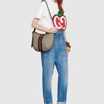 Сумка (WMNS) Gucci Ophidia Logo Stripe Webbing Canvas Shoulder Messenger Bag Small / Brown - фото 11