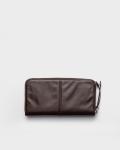 Кожаный кошелек Prada, темно-коричневый - фото 3