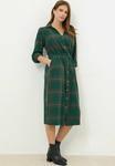 Платье M&Co Shirt dress, Green/Dark Green - фото 2