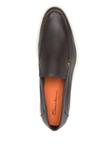 Кожаные мокасины Santoni, коричневый - фото 4