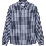 Проверенная поплиновая рубашка LACOSTE, синий - фото