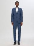 Блейзер Liam Houndstooth Slim Fit Selected, Mid Blue - фото 2