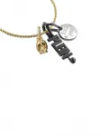 Ожерелье с подвеской-логотипом Philipp Plein, золотой - фото 3
