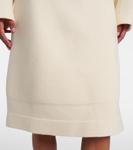 Юбка-халат из смесовой шерсти Jil Sander, Stone - фото 5