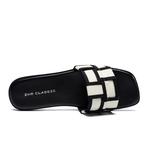 Шлепанцы женские бежевые/черные Zhr - фото 5