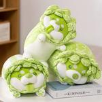 Doudou Beibei Белая капустная собака плюшевая кукла высота 35см - фото 4