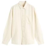 Рубашка с контрастным карманом Folk, экрю - фото