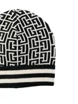 Шапка бини с монограммой Balmain Kids, черный - фото 2