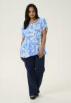 Блуза LOKANA Kaffe Curve, синий - фото 3