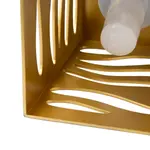 Солнечный светильник näve LED Hilda LED-модуль 1 шт. теплый белый, квадратный, золотисто-коричневый мраморный дизайн, эффект пламени, датчик сумерек Näve, коричневый - фото 7