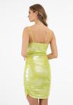 Платье faina Strick Träger Mini, цвет Limette Metallisch - фото 4