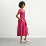 Платье миди с рюшами Raphaela Damson Madder, цвет berry - фото 4