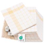 Чайные полотенца набор  Zollner, желтый - фото