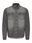 Рубашка на пуговицах классического кроя BLEND BHDARGO, Grey Denim - фото