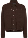 DSQUARED2 куртка-рубашка с карманом, коричневый - фото