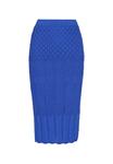 Юбка-карандаш faina, синий - фото 4