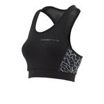 Спортивный топ Higher State Panelled Longer Low Impact Crop, черный - фото