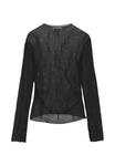 Блуза PULL&BEAR TEXTURED, Black - фото 5