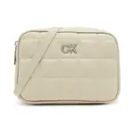 Стеганая сумка-мессенджер с повторным замком Calvin Klein, желтый - фото