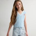 Свитер-жилет для девочек 7-16 лет в размерах regular и plus So, Frost Wind - фото