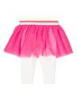 Billieblush леггинсы с накладным тюлем, розовый - фото 2