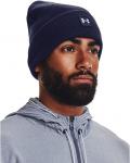 Шапка-манжета унисекс Under Armour Halftime, (410) Midnight Navy/White - фото