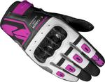 Женские мотоциклетные перчатки G-Carbon Spidi, черный/белый/розовый - фото