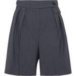 Шорты плиссе Brunello Cucinelli, серый - фото