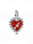 Шарм Pandora Spinnable Arrow Heart Dangle Charm, стерлинговое серебро - фото