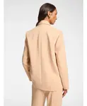 Блейзер с воротником-шалью Elena Mirã², бежевый - фото 3