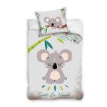 Постельное белье MTOnlinehandel Koala, серый - текстиль - 135 x 200 x 1 см - фото