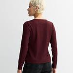 Женский топ на пуговицах с длинным рукавом Nine West, Mineral Black - фото 2