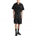 Рубашка мужская Prada с внешними карманами, черный - фото 2