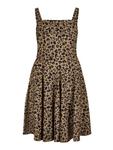 Мини платье Apricot, Brown/Black - фото