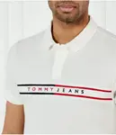 Футболка поло Slim fit Tommy Jeans, белый - фото 4