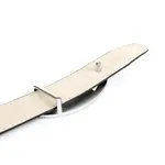 Ремень Anthoni Crown кожаный с застежкой серебристого цвета "Тигр", черный - фото 3