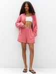 Брюки свободного кроя Pull&Bear, цвет Pastel red - фото 2