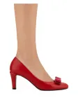 Туфли Vara Bow 70 Ferragamo, красный - фото 5