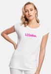 Футболка с принтом CLASSIC ROLL UP LILIBE Be Famous, белый - фото