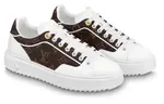 Кроссовки time out sneakers 'white with brown monogram' Louis Vuitton, белый - фото 2
