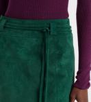 Кожаная мини-юбка Chloé, Marble Green - фото 4