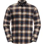 Рубашка для пешего туризма м Jack Wolfskin, синий - фото