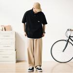 714STREET Рубашка поло унисекс, Черный - фото 3