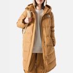 Пуховик женский хаки The North Face - фото 3