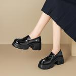 Женские лоферы ZHR черные [Dreamy Planet] - фото 6