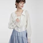 Рубашка женская Lapel Moderate ELLE, белый - фото 3