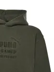 Толстовка с вышитым логотипом REPRESENT Puma, зеленый - фото 3