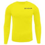 Базовый слой с длинным рукавом Givova Corpus 3, желтый - фото