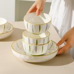 Чаши KAWASIMAYA, 5-Inch Rice Bowl (4 Pcs)+7-Inch Deep Plate (4 Pcs) - фото 9